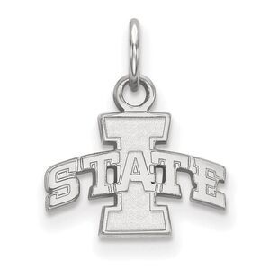 10k White Gold Iowa State XS (Tiny) Charm or Pendant